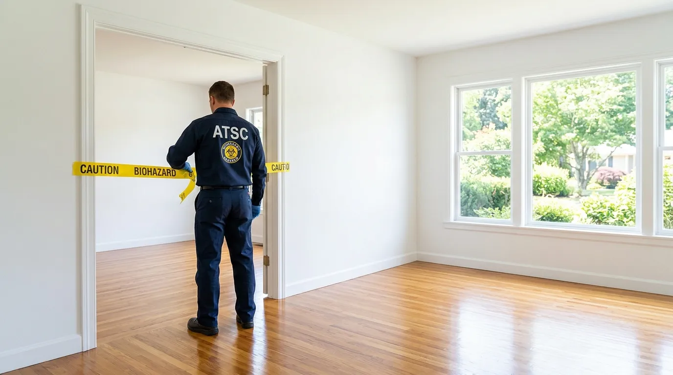 Certified biohazard cleanup crew performing Decomposition Cleanup in Harlem